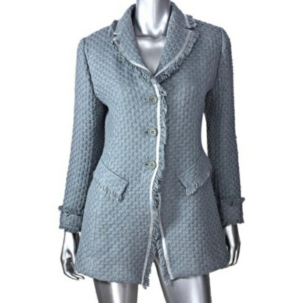 PHILIPPE ADEC Paris Tweed-Like Jacket Size 6